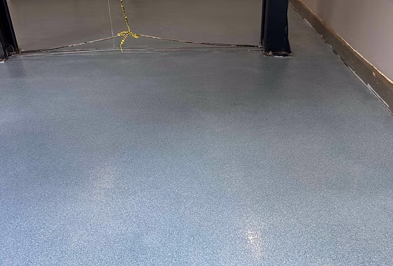 Epoxy flooring project 50: Auto Shops