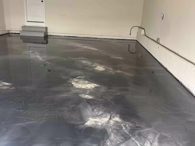 Metallic Epoxy Floor Installation