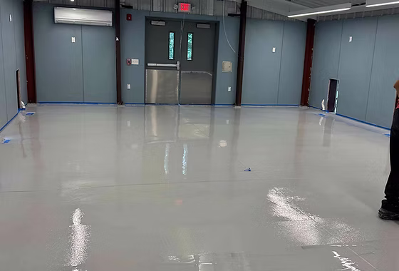 Epoxy flooring project 20: Workshops, Warehouses