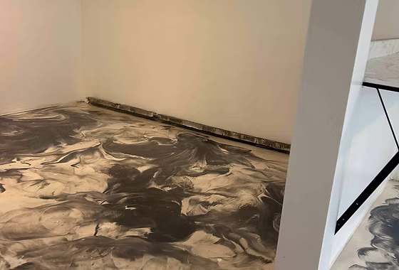 Epoxy flooring project 58: Hallways, Residential Homes