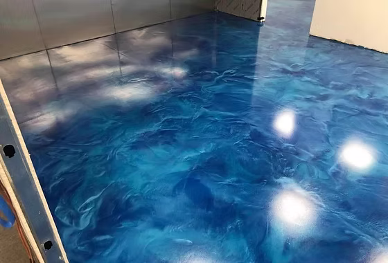 Epoxy flooring project 5: Bathrooms, Residential Homes