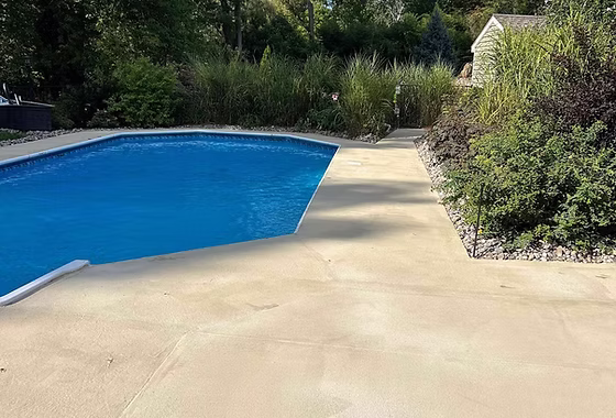 Epoxy flooring project 53: Pool Areas, Residential Homes